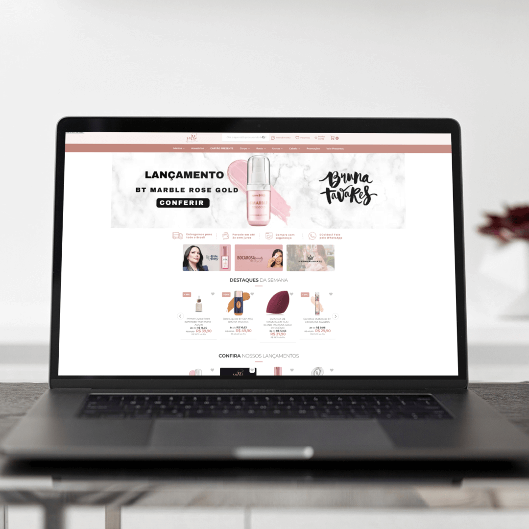 Loja_Satti_Cosmeticos - imagem de Criar Loja Virtual | Desenvolvemos seu E-Commerce | Superix
