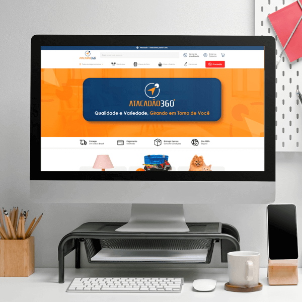 Atacadao360 - imagem de Criar Loja Virtual | Desenvolvemos seu E-Commerce | Superix