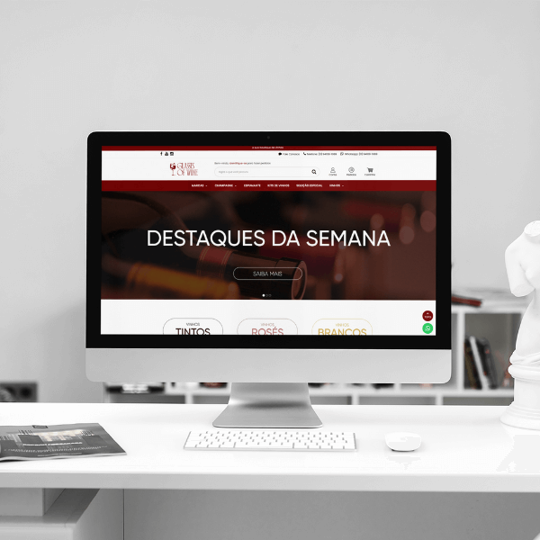 GlassesofWine - imagem de Criar Loja Virtual | Desenvolvemos seu E-Commerce | Superix