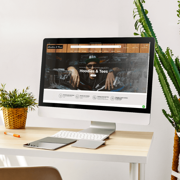 HoodieseTees - imagem de Criar Loja Virtual | Desenvolvemos seu E-Commerce | Superix