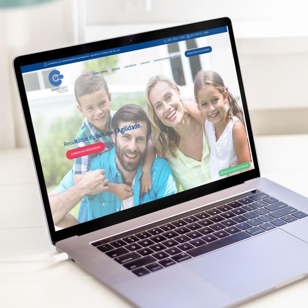 criacao-de-site-campimagem - imagem de Portfólio desenvolvido pela Superix: Saúde, Medicina e Médicos