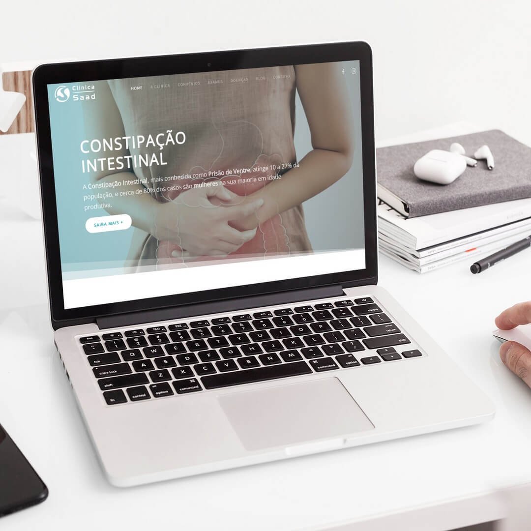criacao-de-sites-clinica-saad - imagem de Portfólio desenvolvido pela Superix: Saúde, Medicina e Médicos