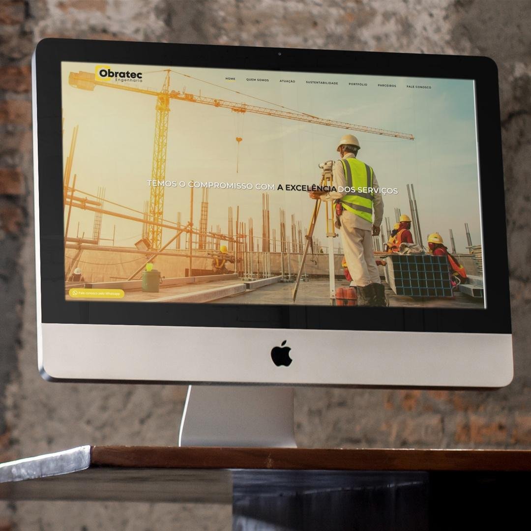 criacao-de-site-obratec - imagem Site desenvolvido pela Superix: Engenharia, Constru&ccedil;&atilde;o Civil e Obras 