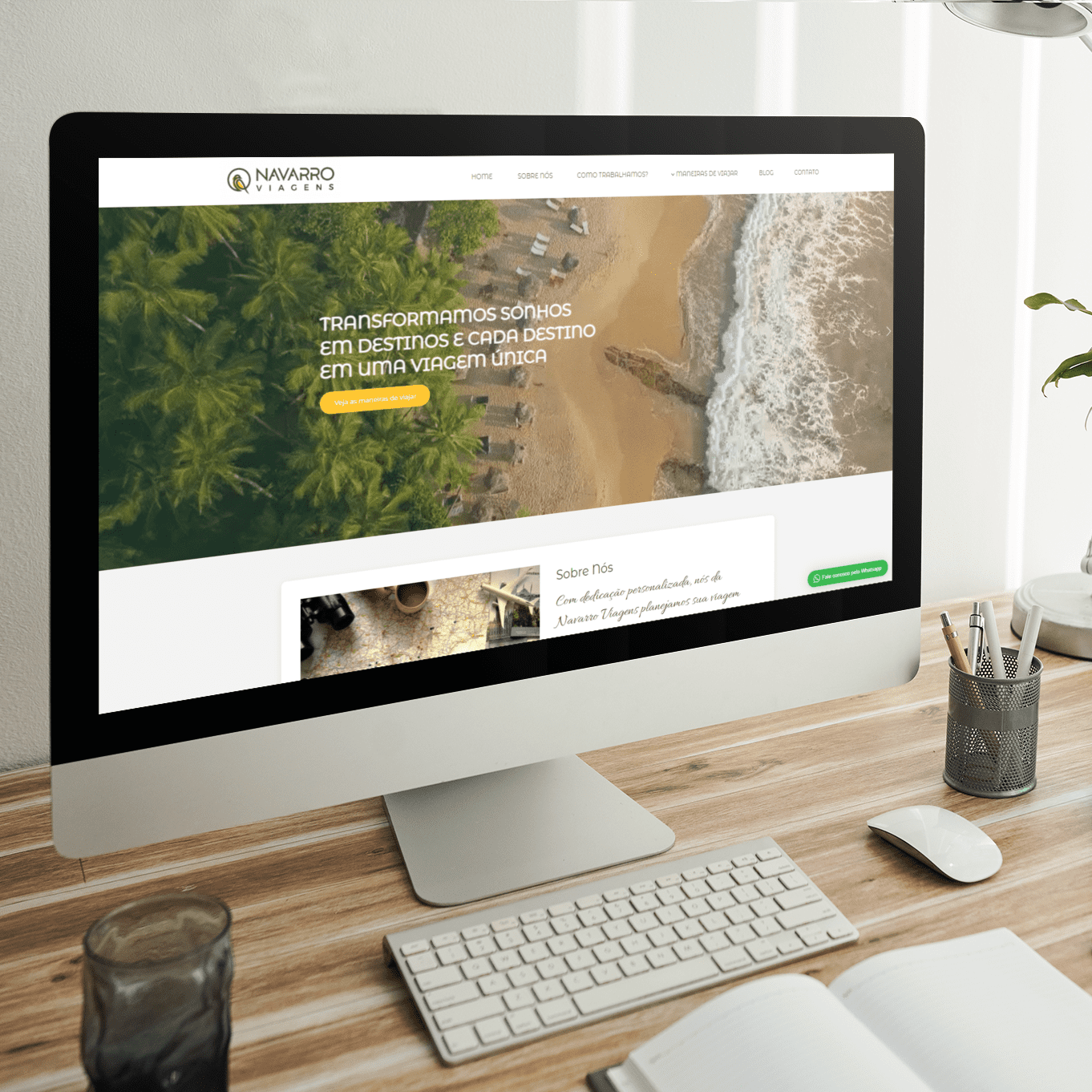 Mockup-Navarro-Viagens - imagem Sites para ag&ecirc;ncia de Turismo, Lazer e Viagens 