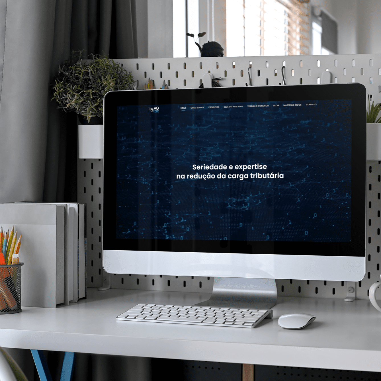 Mockup-AG-TAX - imagem Projeto criado pela Superix: Contabilidade, Advocacia, F. e Direito 