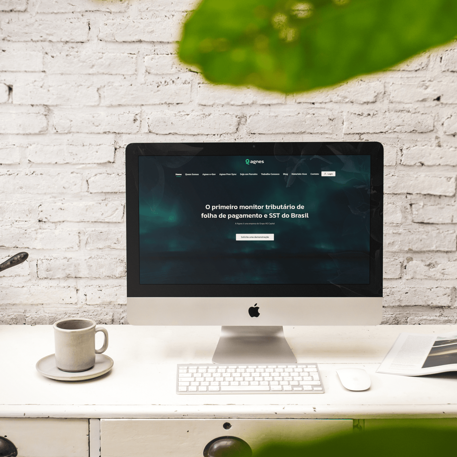 Mockup-Agnes - imagem Projeto criado pela Superix: Contabilidade, Advocacia, F. e Direito 