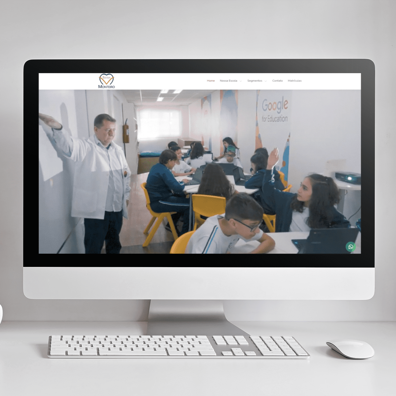 Mockup-Escola-Monteiro - imagem Cria&ccedil;&atilde;o de sites para Escolas, Col&eacute;gios e Ensino 