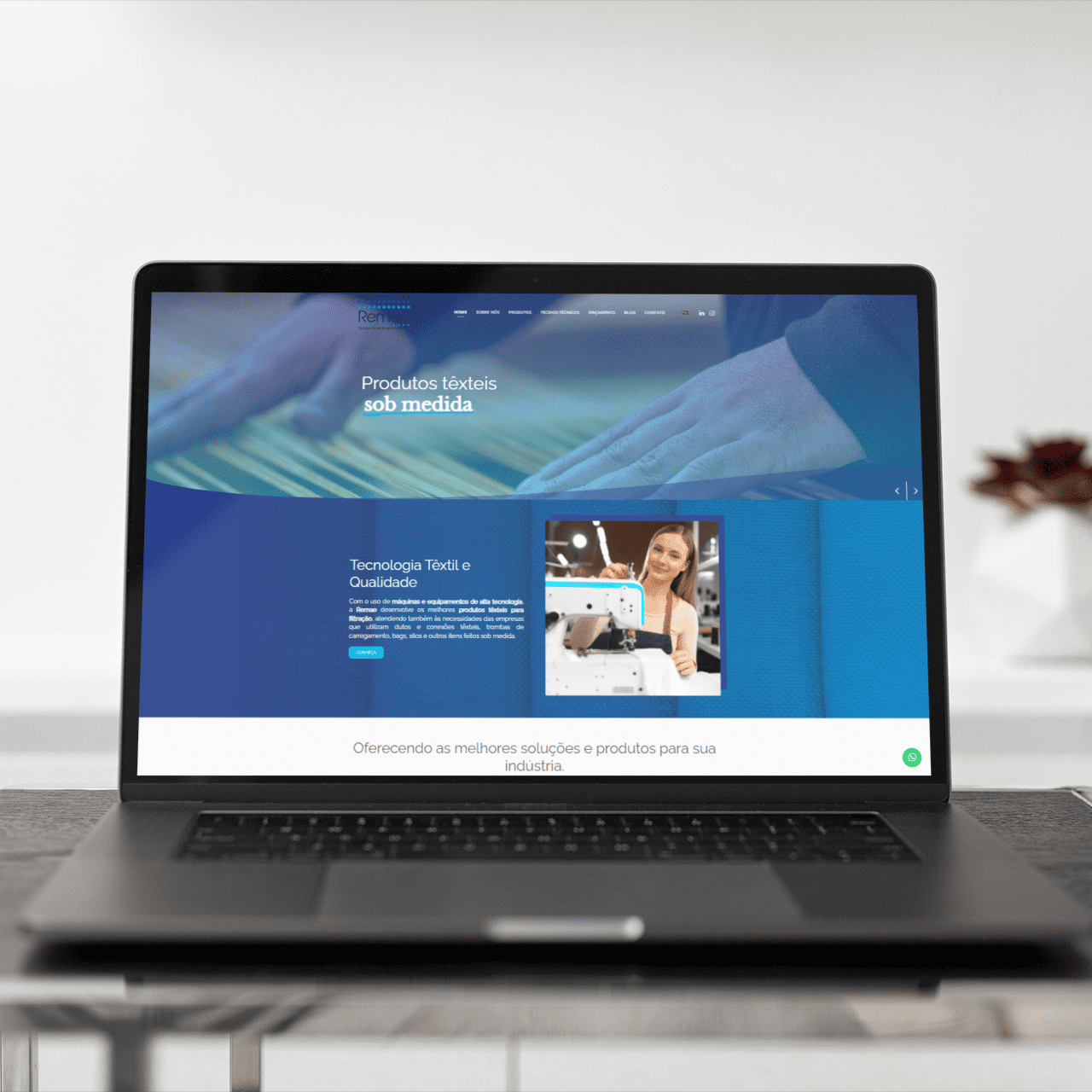 Mockup-Remae - imagem de Portfólio desenvolvido pela Superix: Indústria