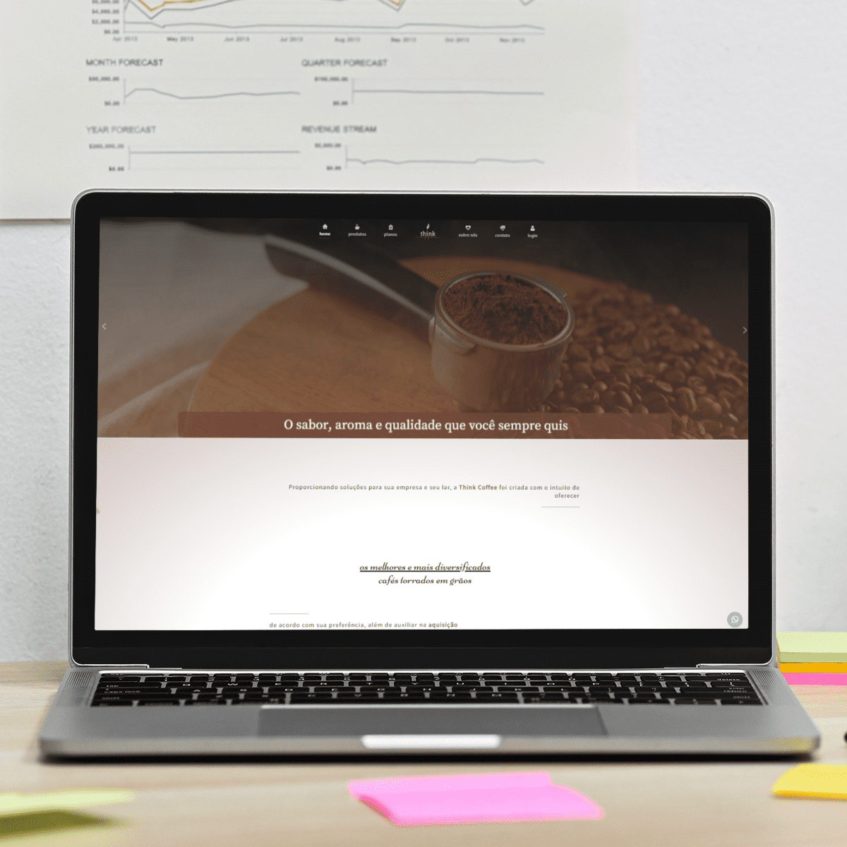 Mockup-Think-Coffee - imagem de Criação de sites para Estabelecimentos, Lojas e Comércio | Portfólio Mockup-Think-Coffee - imagem Criação de sites para Estabelecimentos, Lojas e Comércio | Portfólio