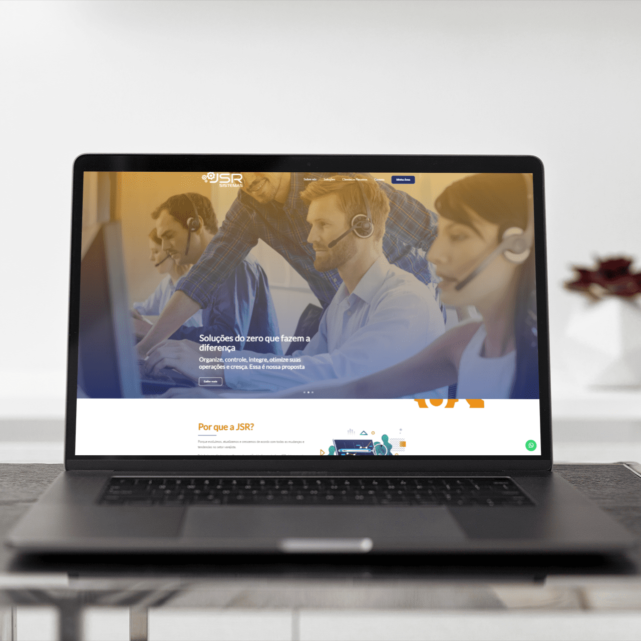 Mockup-Jsr-Sistemas - imagem Sites para Tecnologia da Informa&ccedil;&atilde;o e Inform&aacute;tica 