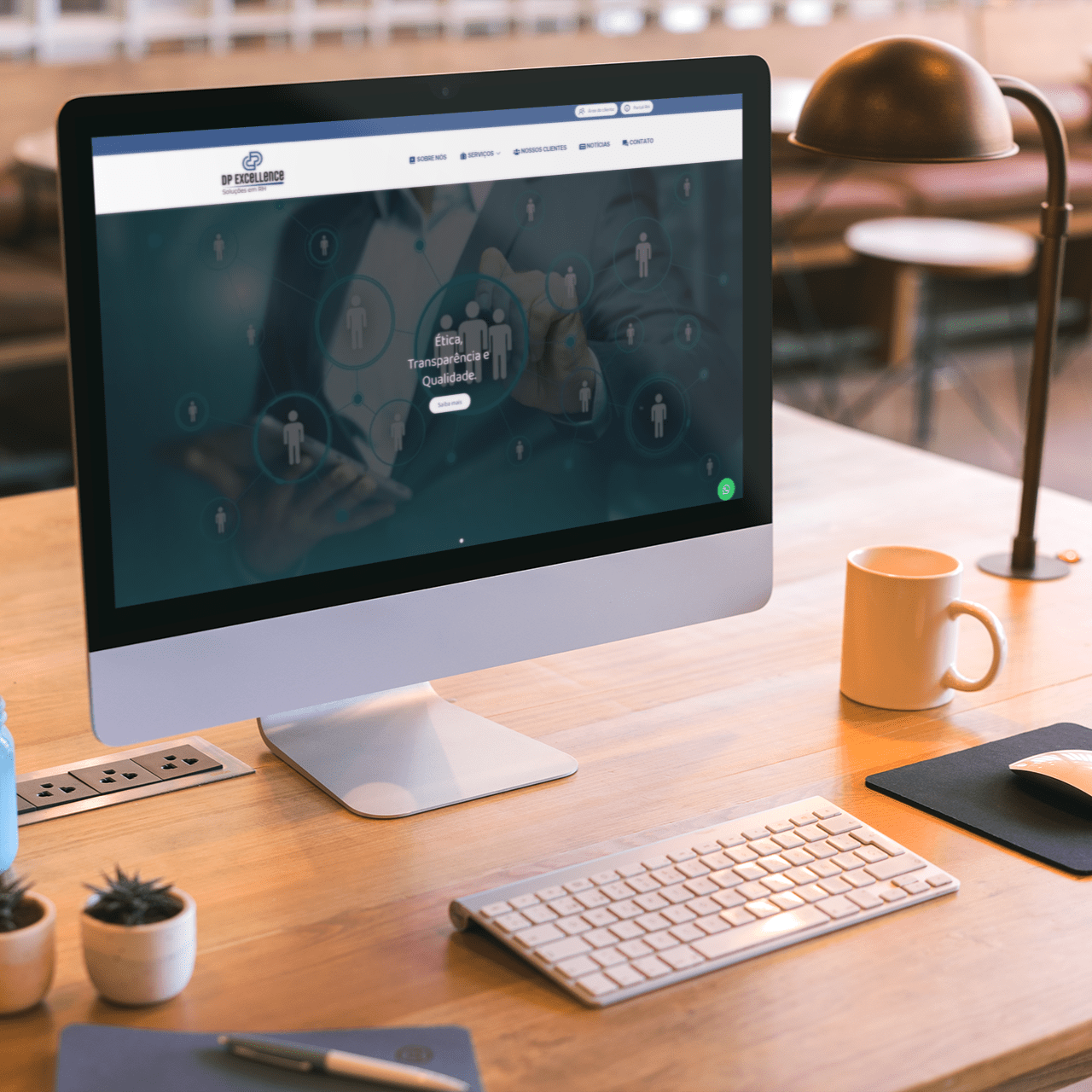 Mockup-DP-EXCELLENCE-TERCEIRIZACAO - imagem Portf&oacute;lio - Superix: Presta&ccedil;&atilde;o de Servi&ccedil;os 