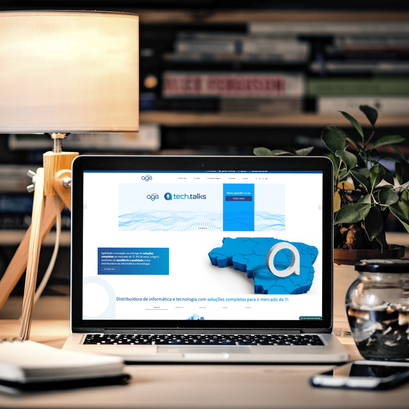 Mockup-Hotsite-Agis - imagem Sites para Tecnologia da Informa&ccedil;&atilde;o e Inform&aacute;tica 