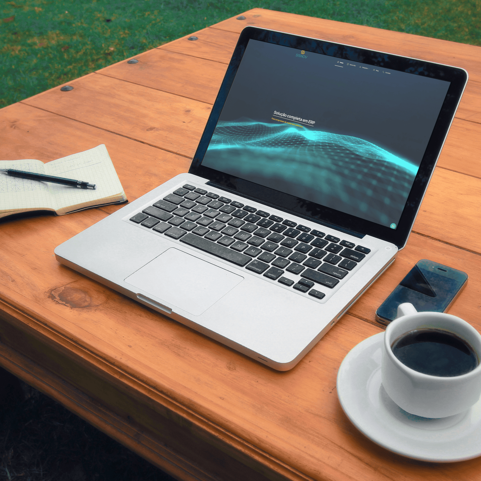 Mockup-Sisnov - imagem Sites para Tecnologia da Informa&ccedil;&atilde;o e Inform&aacute;tica 