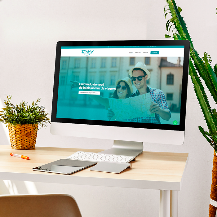 ZYAN-TURISMO - imagem Sites para ag&ecirc;ncia de Turismo, Lazer e Viagens 