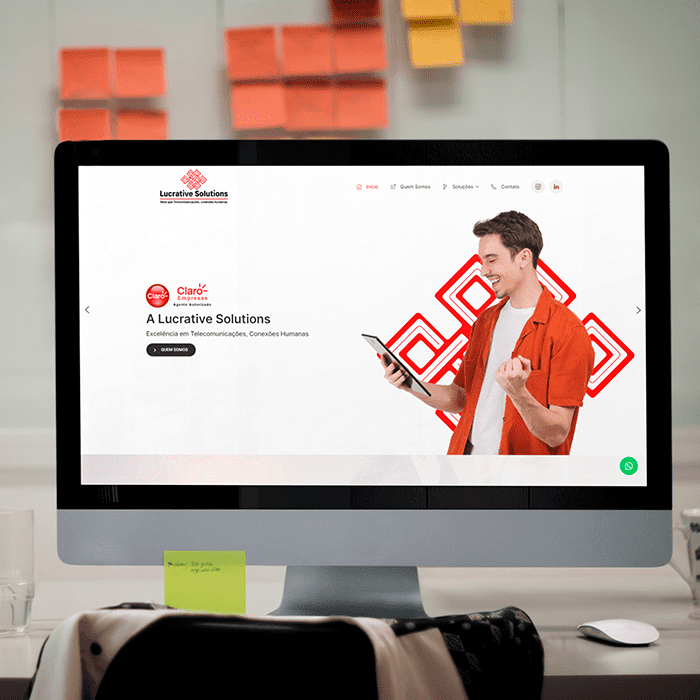 LUCRATIVE-SOLUTIONS - imagem Cria&ccedil;&atilde;o de sites para Assessorias, Consultorias, 