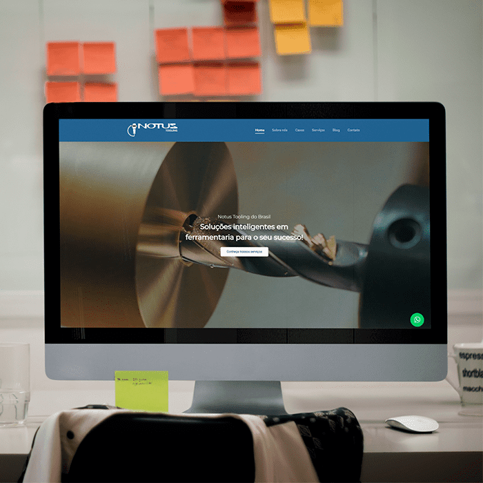 NOTUS-TOOLING - imagem de Sites para Indústria