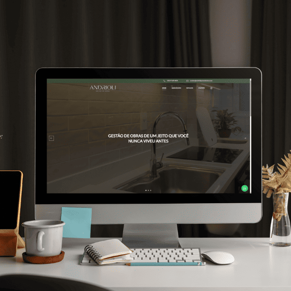 AndrioliGestaoDeObras - imagem de Criação de Site Barato | Criamos seu site | Superix Andrioli Gestão De Obras