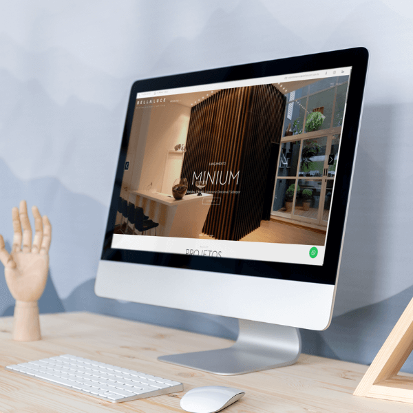 Cria&ccedil;&atilde;o do site profissional da Bella Luce