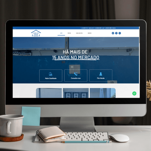 CasadoPostePadrao - imagem Cria&ccedil;&atilde;o de sites para Engenharia, Constru&ccedil;&atilde;o Civil 