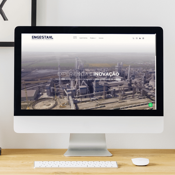 Engestahl - imagem Cria&ccedil;&atilde;o de sites para Engenharia, Constru&ccedil;&atilde;o Civil 