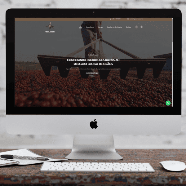 GraosExport - imagem de Criação de Site Barato | Criamos seu site | Superix Grãos Export