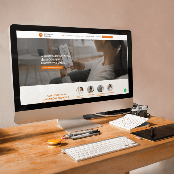 InformarSaude - imagem Cria&ccedil;&atilde;o de sites para m&eacute;dicos, cl&iacute;nicas e outros 