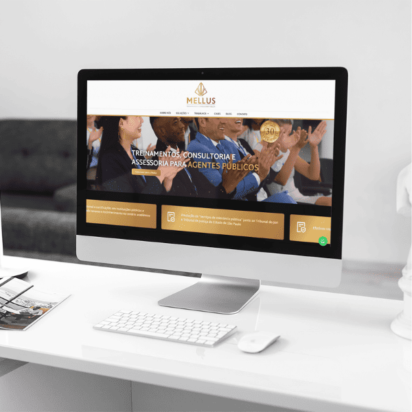 MellusTreinamentoseServicos - imagem Cria&ccedil;&atilde;o de sites para Assessorias, Consultorias, 
