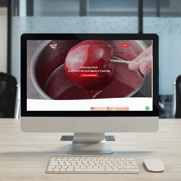 MorangoMaca - imagem Cria&ccedil;&atilde;o de sites para Buffets, Festas e Eventos 