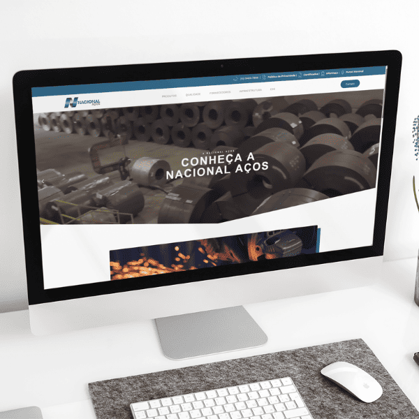 NacionalAcos - imagem Portf&oacute;lio desenvolvido pela Superix: Presta&ccedil;&atilde;o de Servi&ccedil;os 