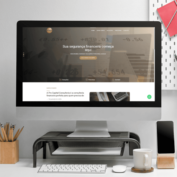 PROCAPITALCONSULTORIAEMPRESARIAL - imagem Cria&ccedil;&atilde;o de sites para Assessorias, Consultorias, 